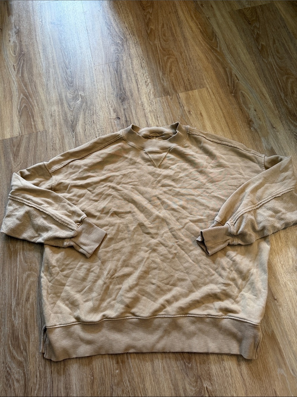 aerie Crewneck Sweatshirt - Tan